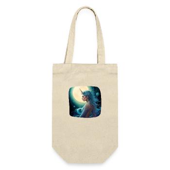 Licorne comme une belle femme - Sac à bouteille - nature - Devant