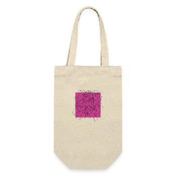 Face line pink - Gift Bag for Bottles - nature - Front
