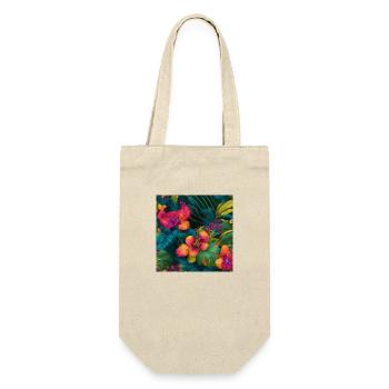Amazing group of magic flowers - Gift Bag for Bottles - nature - Front