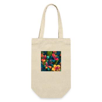Amazing magic amazonian flowers - Gift Bag for Bottles - nature - Front