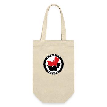 ANTIFASCIST DARK WAVE - Gift Bag for Bottles - nature - Front