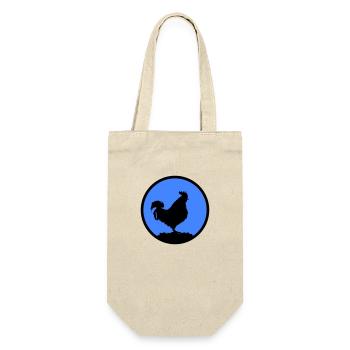 Rooster1 - Gift Bag for Bottles - nature - Front