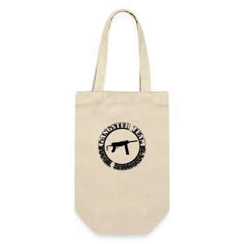 Gangster Team Gun 001 - Gift Bag for Bottles - nature - Front