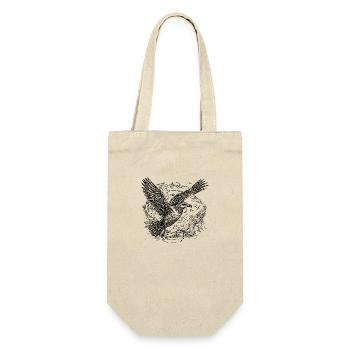 Flying seagull over the water cloud - Gift Bag for Bottles - nature - Front