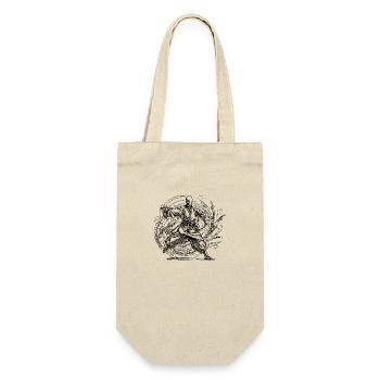 Dojo Karaté Maître Arts Martiaux Style de Tatouage - Sac à bouteille - nature - Devant