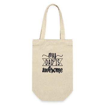Mon père est génial - Sac à bouteille - nature - Devant