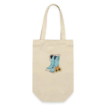 Western Desert Retro 3 - Gift Bag for Bottles - nature - Front