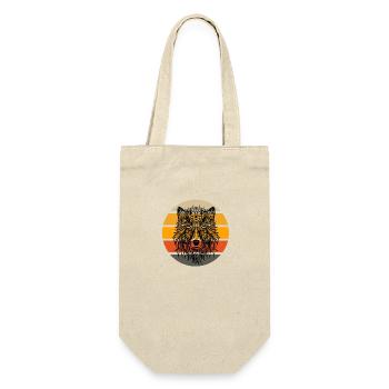 Wolf Sunset Head - Gift Bag for Bottles - nature - Front