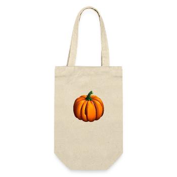 pumpkin october autumn halloween - Gift Bag for Bottles - nature - Front