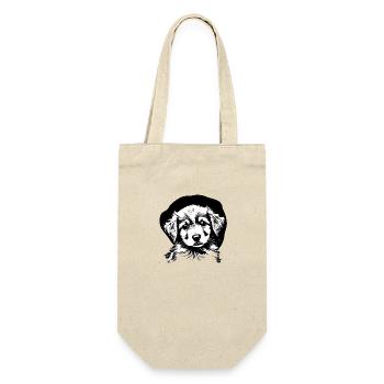 Labrador Retriever puppy Labrador owner - Gift Bag for Bottles - nature - Front