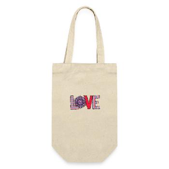 L’amour a besoin du monde #Love - Sac à bouteille - nature - Devant