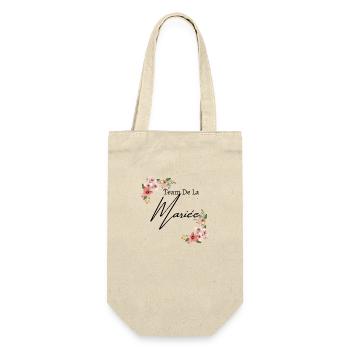 Team de la mariée floral - Sac à bouteille - nature - Devant