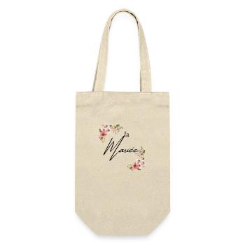 La mariée floral - Sac à bouteille - nature - Devant