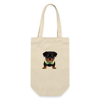 Puppy Dog Rottweiler Rottweiler Puppy Dogs - Sac à bouteille - nature - Devant