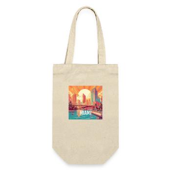 Miami - Gift Bag for Bottles - nature - Front