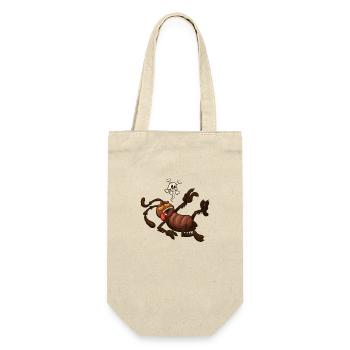 Dead Cartoon Cockroach - Gift Bag for Bottles - nature - Front