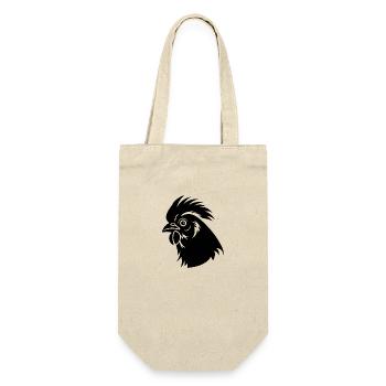 Chicken Chicken House Poultry Rooster Farm - Gift Bag for Bottles - nature - Front