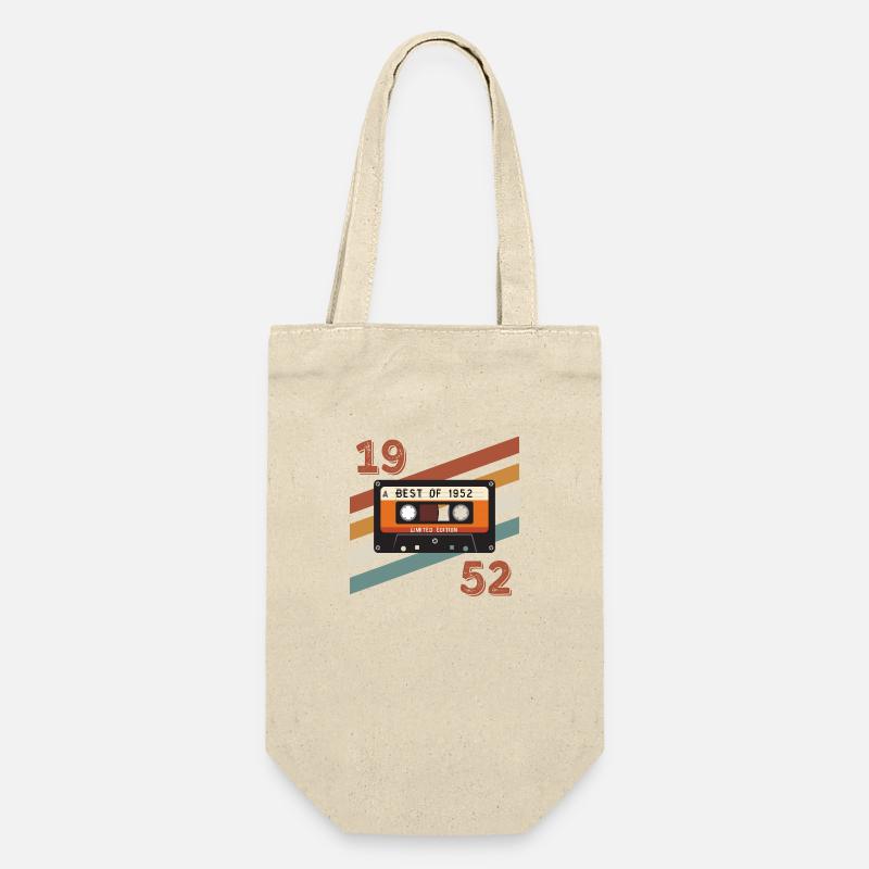 1952 rétro vintage anniversaire - Sac à bouteille - nature