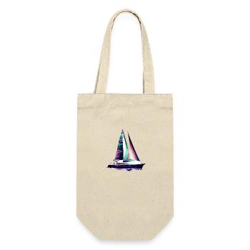 Sailor Sailing Ship Sailing Sailing Sailboat - Sac à bouteille - nature - Devant