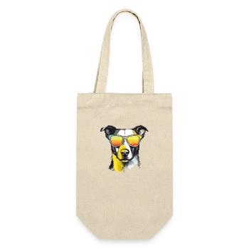 Roxo the bespectacled dog - Gift Bag for Bottles - nature - Front