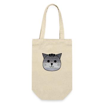 Der kleine Kater Otto - Geschenkbeutel für Flaschen - Natur - Vorne