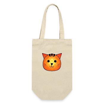 Der kleine Kater Otto - Geschenkbeutel für Flaschen - Natur - Vorne
