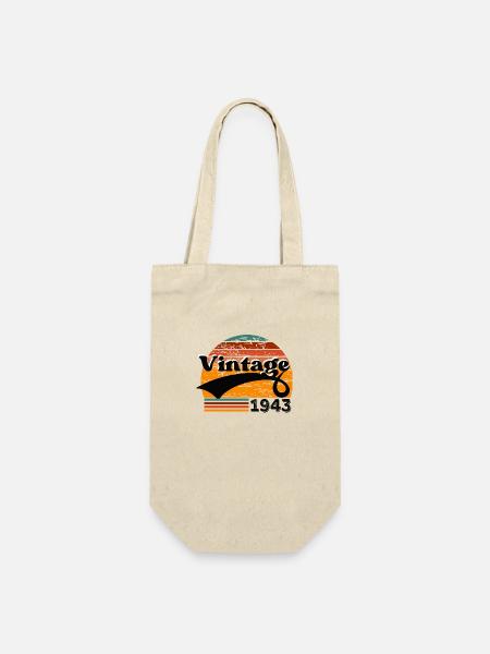 Vintage 1943 - Sac à bouteille - nature