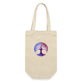 Tree of Life, Tree of Life, Meditation, Yoga - Gift Bag for Bottles - nature - Front