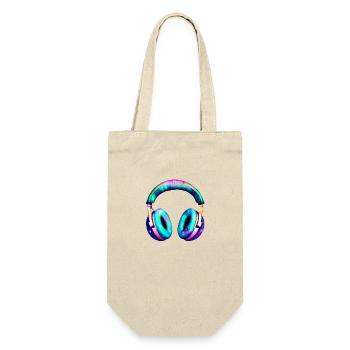 Casque Chanteur Musicien Vocal Gamer Écouter de la musique - Sac à bouteille - nature - Devant