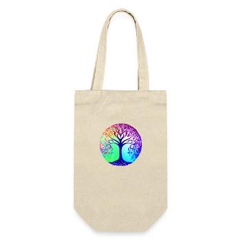 Yoga, Tree of Life, Tree of Life, Meditation - Gift Bag for Bottles - nature - Front