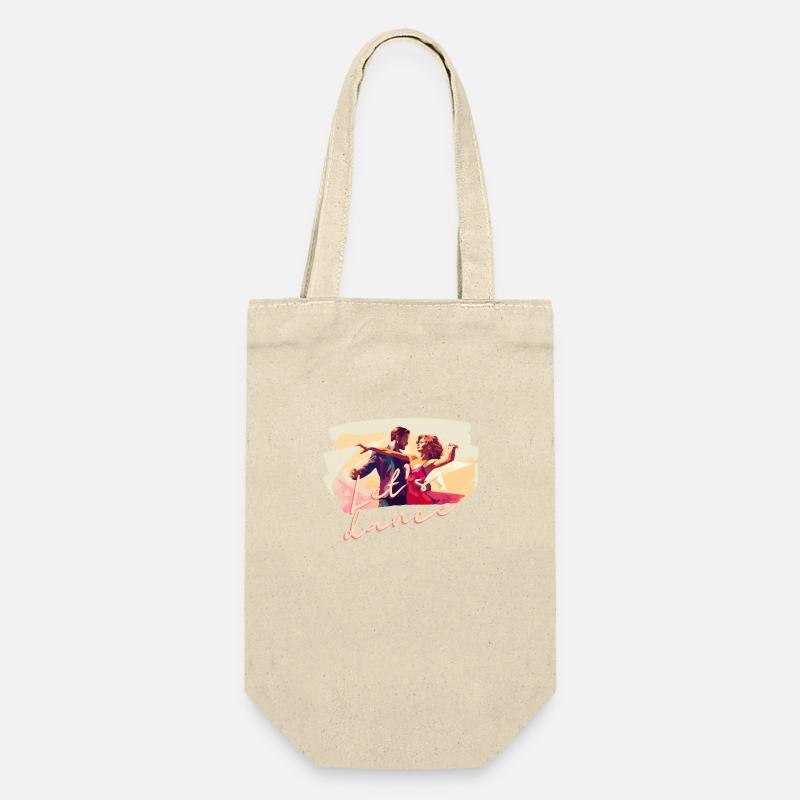 Let's dance - Geschenkbeutel für Flaschen - Natur