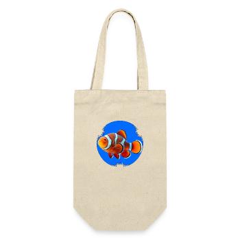 Clownfish have orange and white body markings - Gift Bag for Bottles - nature - Front