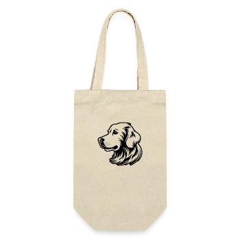 Golden retriever - Sac à bouteille - nature - Devant