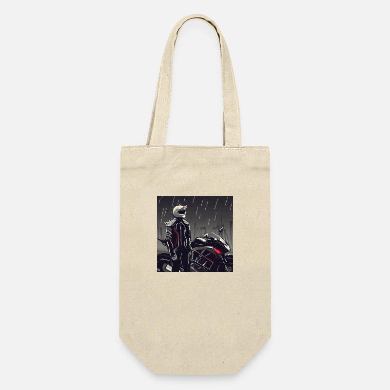 Dessin au crayon de moto - Sac à bouteille - nature