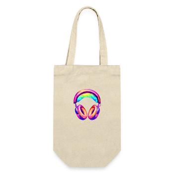 Casque Chant Écouter de la musique Chanteur Musicien Gamer - Sac à bouteille - nature - Devant