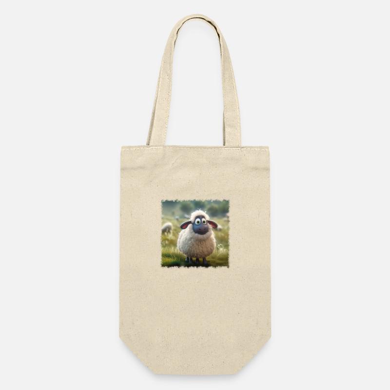 Petits moutons - Sac à bouteille - nature