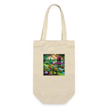 Future Garten - Geschenkbeutel für Flaschen - Natur - Vorne
