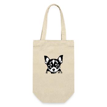 Dogs Chihuahua Dog Chihuahua Puppy Dog Owners - Gift Bag for Bottles - nature - Front