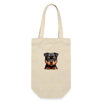 Rottweiler Chiens Chien Rottweiler Puppy Chiot - Sac à bouteille - nature - Devant