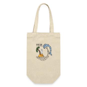 Water Time To Be Alive - Gift Bag for Bottles - nature - Front