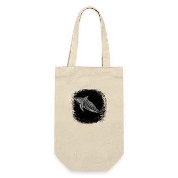 finance bday seaman animal marine animal ireland - Geschenkbeutel für Flaschen - Natur - Vorne