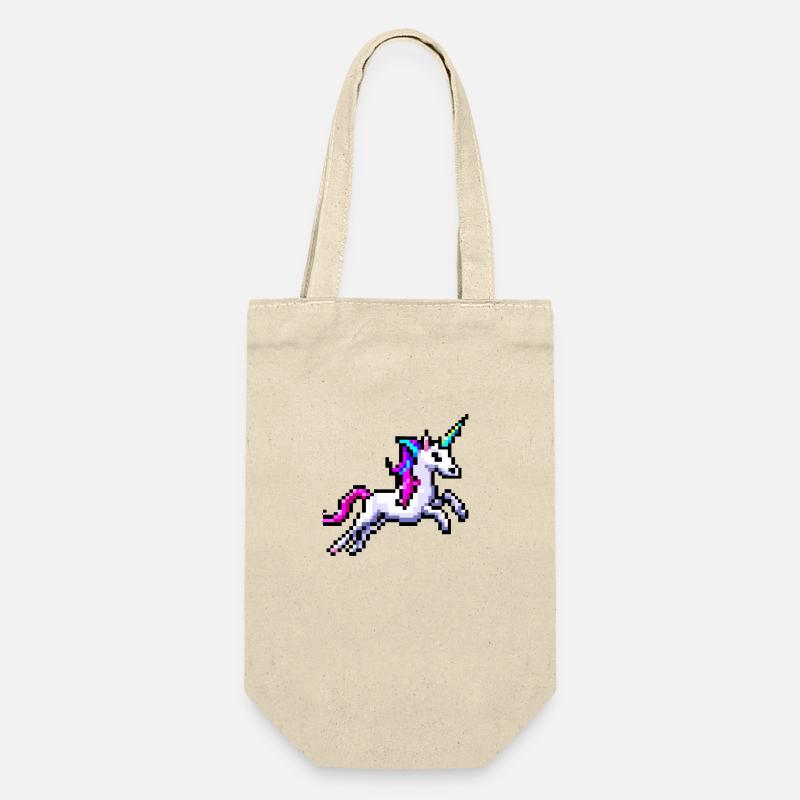 Einhorn - Geschenkbeutel für Flaschen - Natur