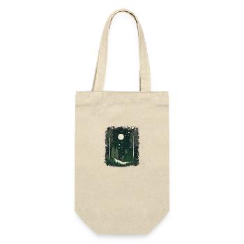 Forêt sous la pleine lune - Sac à bouteille - nature - Devant