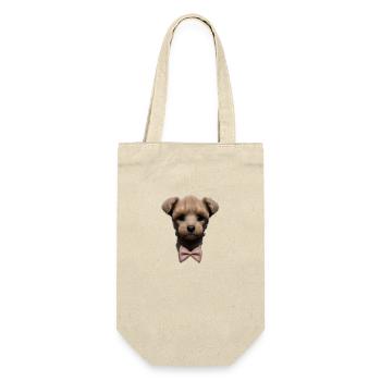 Caniche Chien Propriétaire Chien Chiot Chien Amour Caniche Chiot - Sac à bouteille - nature - Devant