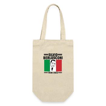 Silvio Berlusconi - 1936 - 2023 86 ans Silvio - Sac à bouteille - nature - Devant