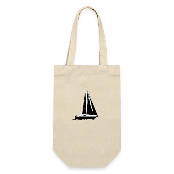 Sailboat Sailing Sailing Sailing Sailing Ship - Gift Bag for Bottles - nature - Front