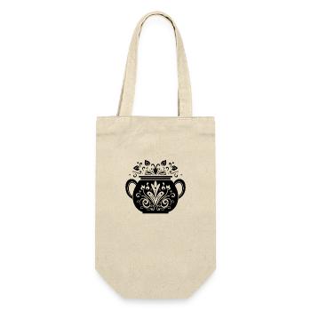 Cauldron Magical Witch Halloween - Gift Bag for Bottles - nature - Front