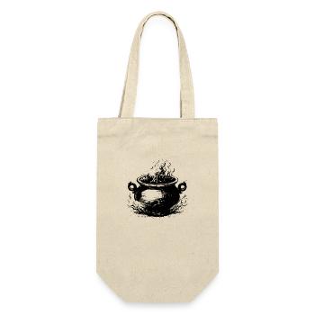 Cauldron Magical Witch Halloween - Gift Bag for Bottles - nature - Front