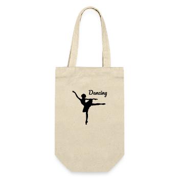 Dancing Dance Music - Gift Bag for Bottles - nature - Front
