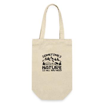 Parfois, la nature est tout ce dont vous avez besoin - Sac à bouteille - nature - Devant